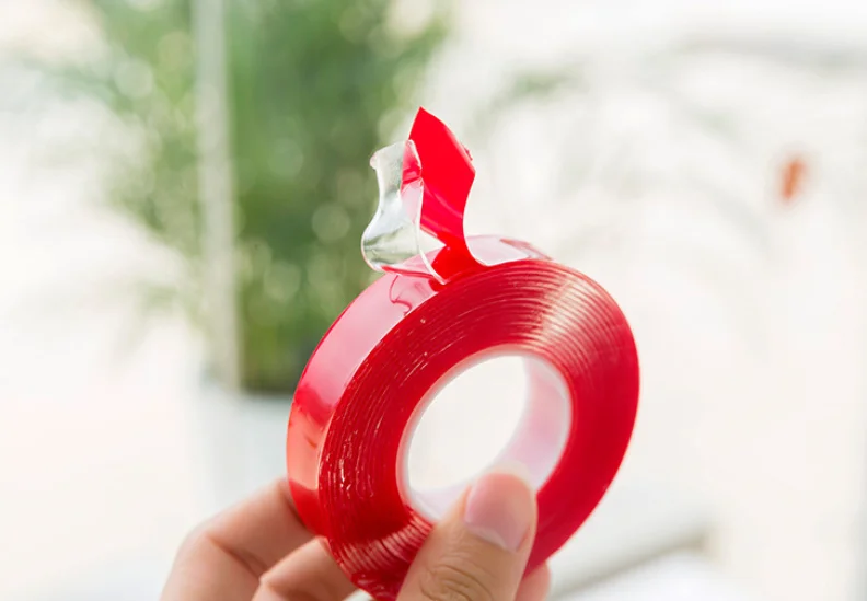 1 шт. 3м Двусторонняя супер клейкая лента Бытовая водонепроницаемая прозрачная