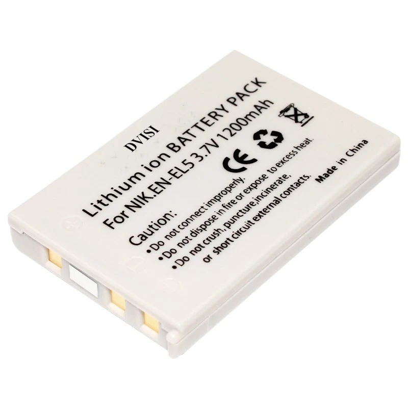 2 шт. 1.2Ah EN EL5 ENEL5 аккумуляторная батарея + USB зарядное устройство для цифровой