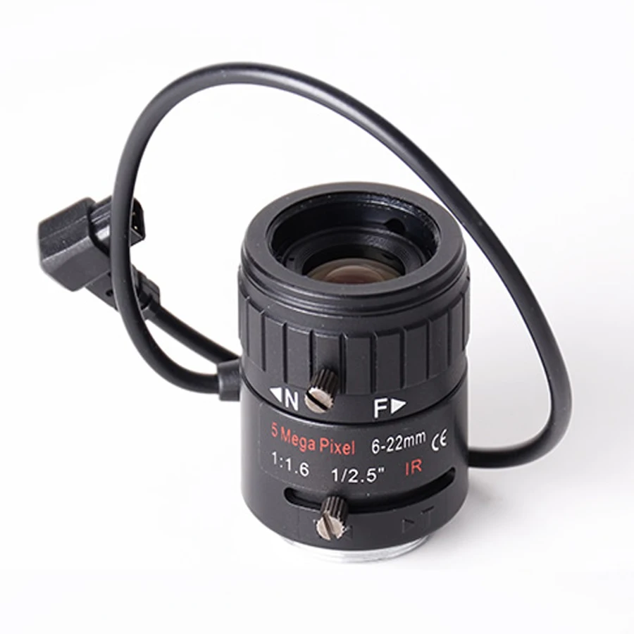 HD 5 0 мегапиксельная вариофокальная 6-22 мм IR CCTV HD-камера Объектив CS Mount F1.6 |