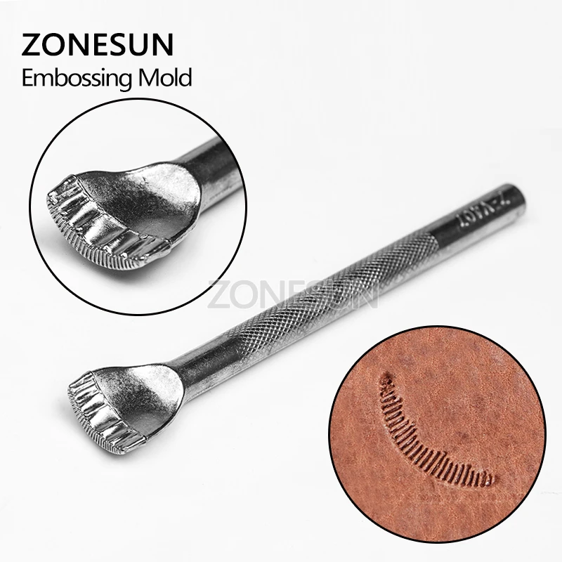 Набор штампов ZONESUN из нержавеющей стали для вырезания кожи набор высечки молотка