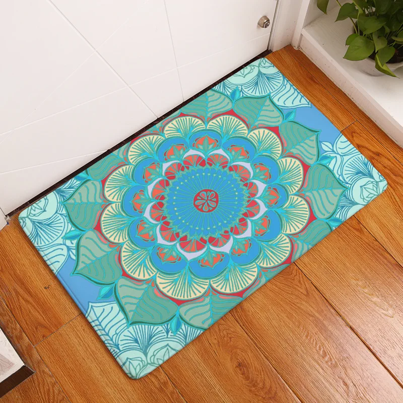Добро пожаловать коврики для пола в богемном стиле с принтом ванной и кухни