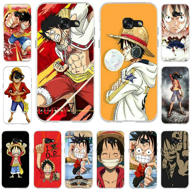 Cartoon One Piece Luffy Cases For Samsung Note 2 3 4 5 8 for HTC U11 M7 M8 M9 M10 A9 E9 Plus Soft Silicone TPU Bag | Мобильные