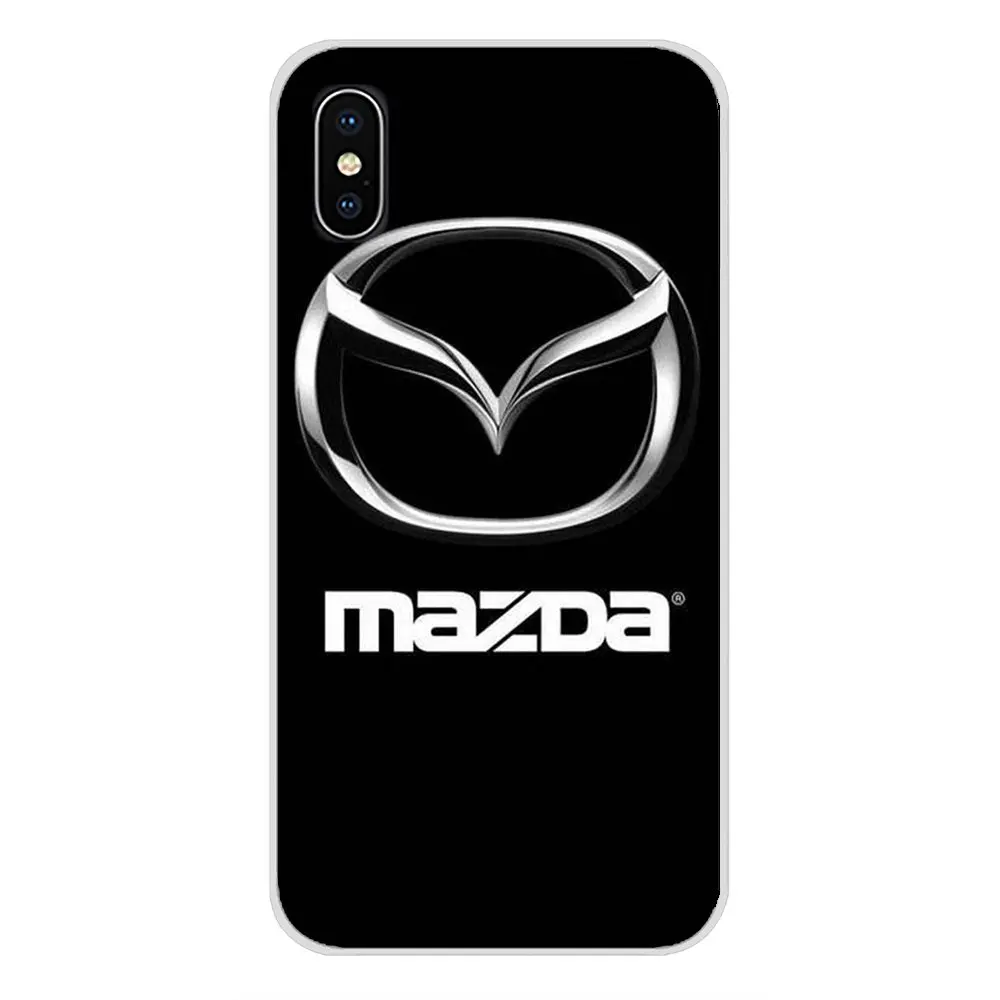 Автомобильный логотип Mazda для Samsung Galaxy S3 S4 S5 Mini S6 S7 Edge S8 S9 S10 Lite Plus Note 4 5 8 9 Аксессуары