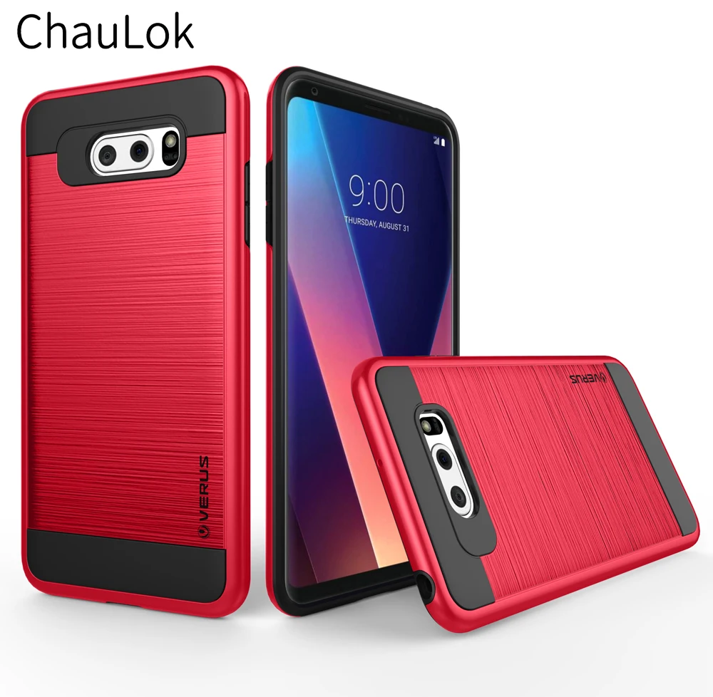 ChauLok роскошный 2 в 1 матовый защитный чехол противоударное покрытие для LG V10 V20 V30 жесткий чехол для LG G3 G4 G5 G6 чехол