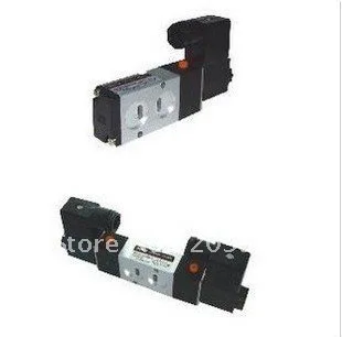 1x 4M120 06 AC220V 5 портов 2Pos 1/8 &quotBSPT соленоидный воздушный клапан двойная катушка