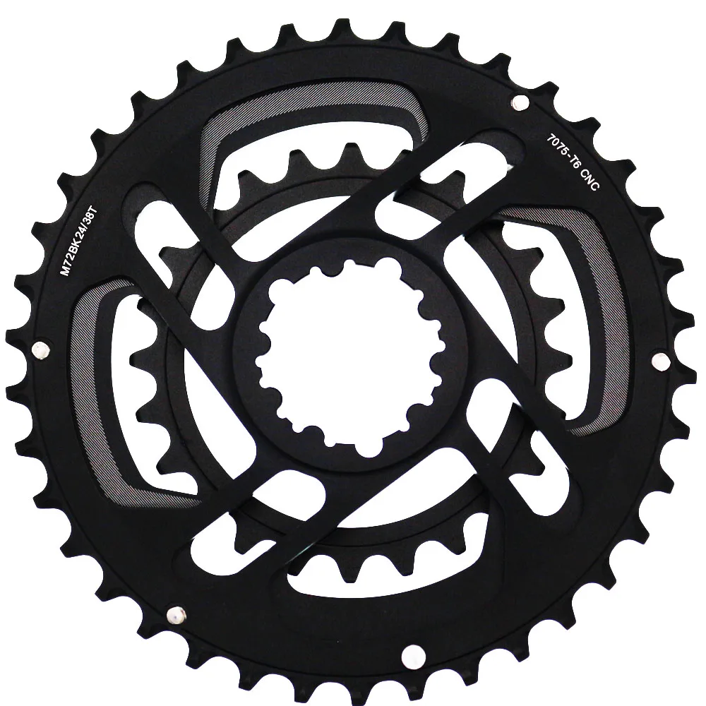 MTB дорожный велосипед полый двойной шатун для велосипеда с ЧПУ 24T 38T Gear 10s 11s цепное