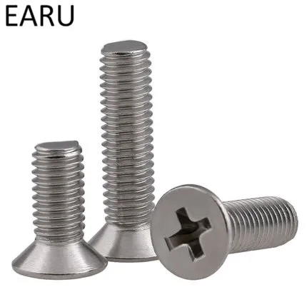 

Stainless Steel Countersunk Flat Phillips Cross Head T819 Standard Screw Bolt M6*8/10/12/14/16/18-100mm