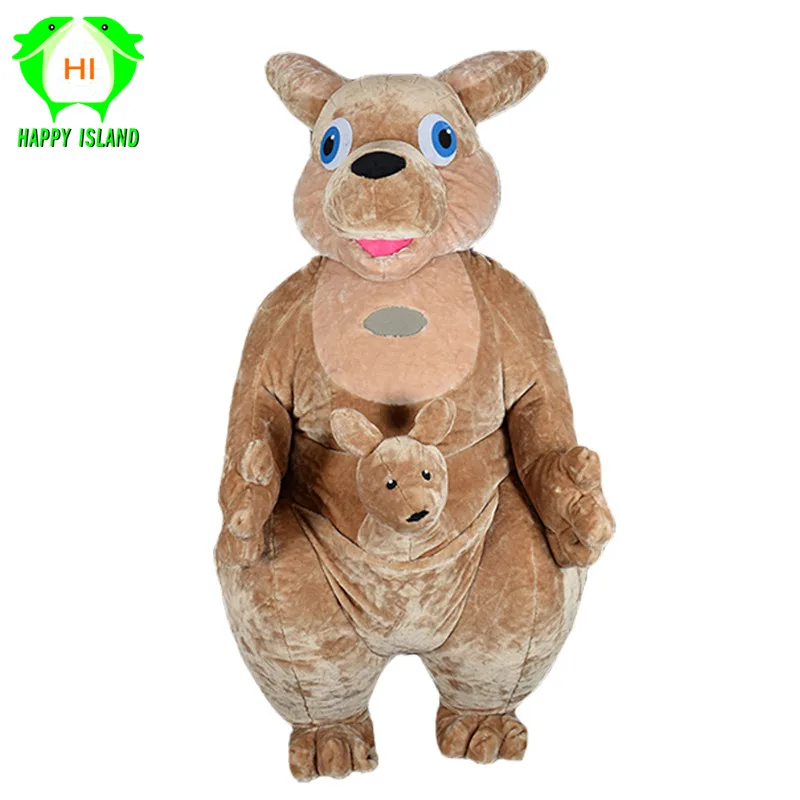 Анималистический плюшевый кенгуру 3 м надувные маскарадные костюмы талисмана