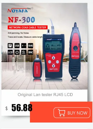 NF-868W Lan тестер Lan Кабельный тестер UTP кабельный тестер для RJ45/RJ11/BNC/USB английская версия NF_868W