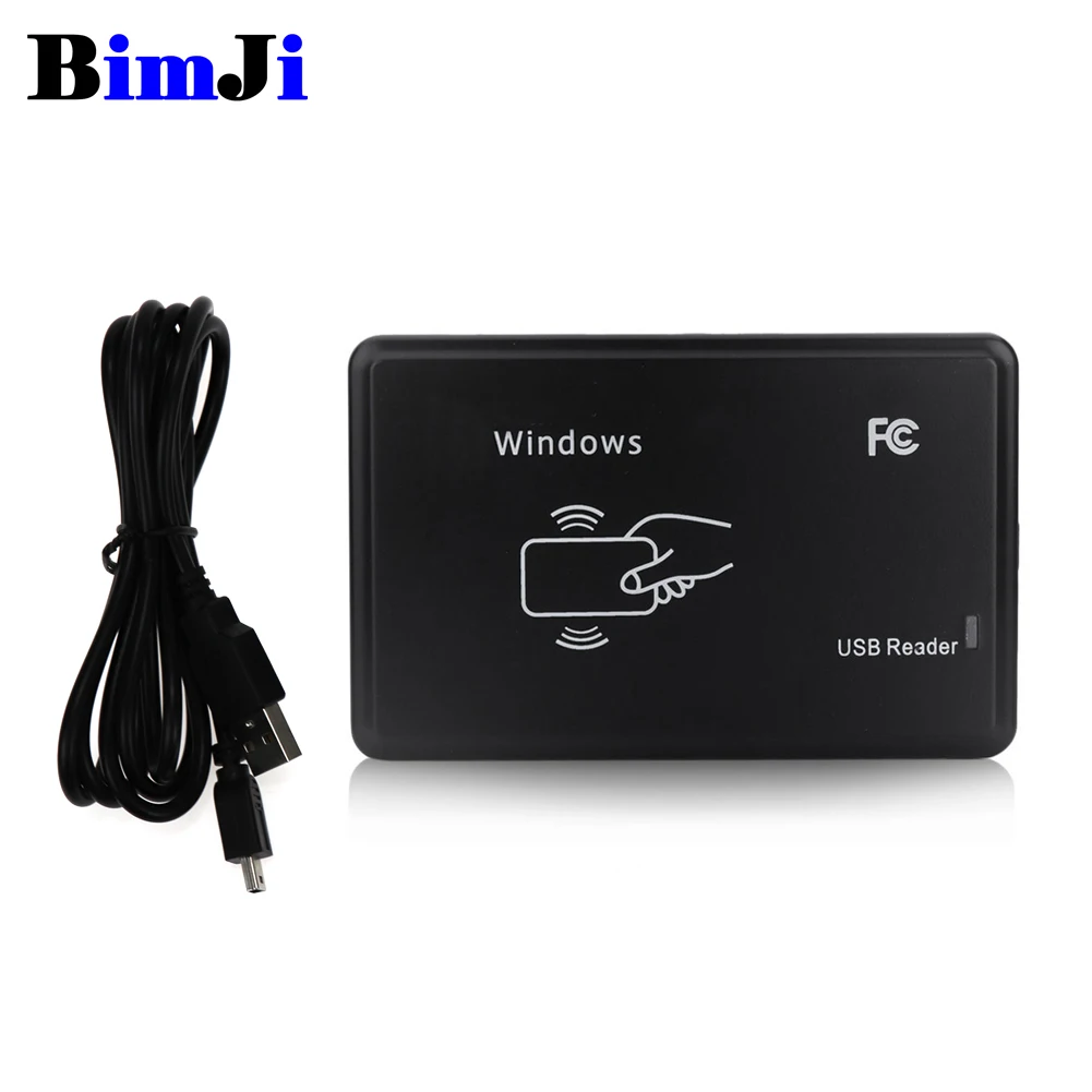 USB порт EM4001 125 кГц RFID ID бесконтактная чувствительность считыватель смарт-карт Поддержка оконной системы Linux