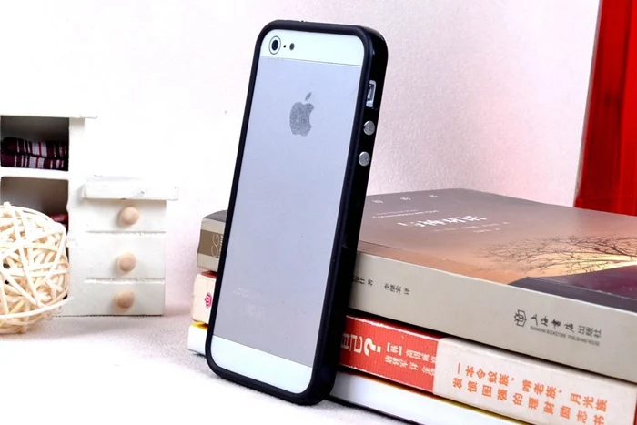 Однотонный ТПУ Pc силиконовый защитный бампер для Iphone 5 5S SE защитный чехол для сотового телефона чехол 10 цветов