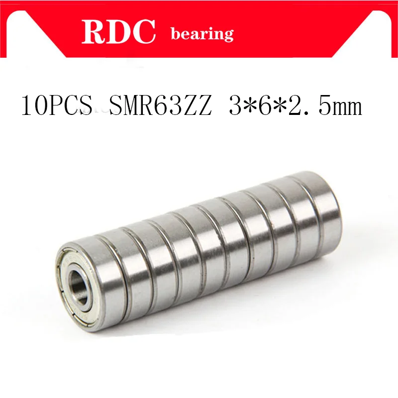 10 шт. радиальные шарикоподшипники SMR63ZZ SMR63Z SMR63 ZZ ABEC-5 3*6*2 5 мм 3x6x2 | Обустройство дома