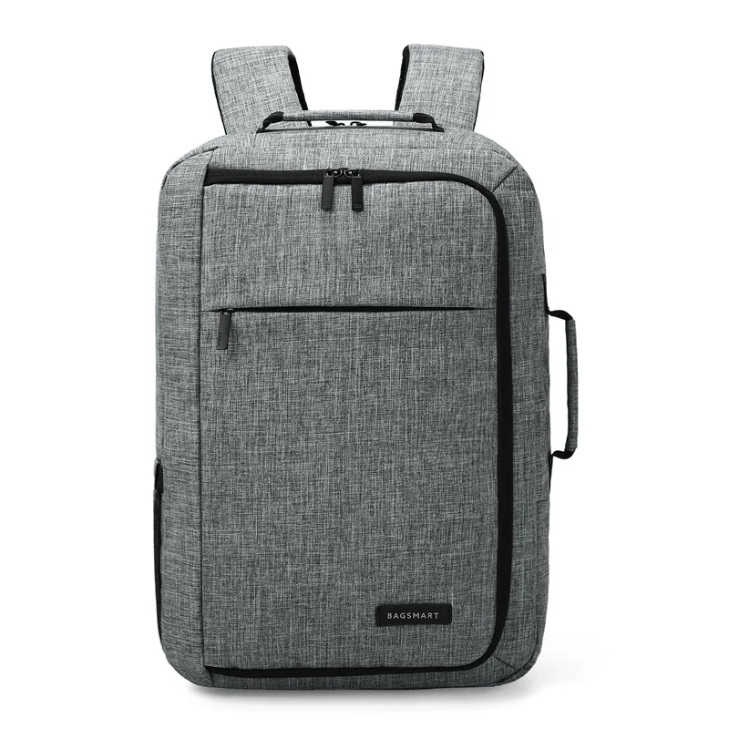 Рюкзак для ноутбука, 15,6 дюймов, многофункциональный, Bolsa, для путешествий, бизнес-сумки, Mochila, для ноутбука, рюкзак, школьная сумка - Цвет: Grey