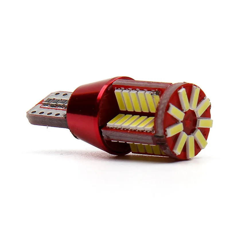 Автомобильная светодиодная лампа T10 1 шт. супер яркие лампы w5w 57smd парковочные 12 В