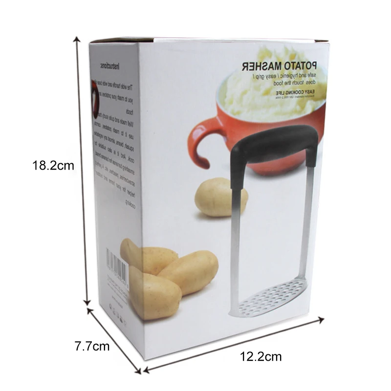 Нержавеющая сталь Сердцеед Картофель и Ricers руководство мягкая картофель