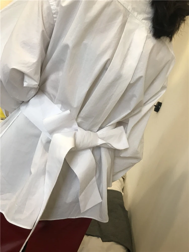 Женская Повседневная Блузка с длинным рукавом фонариком модель E7 на осень 2019| |