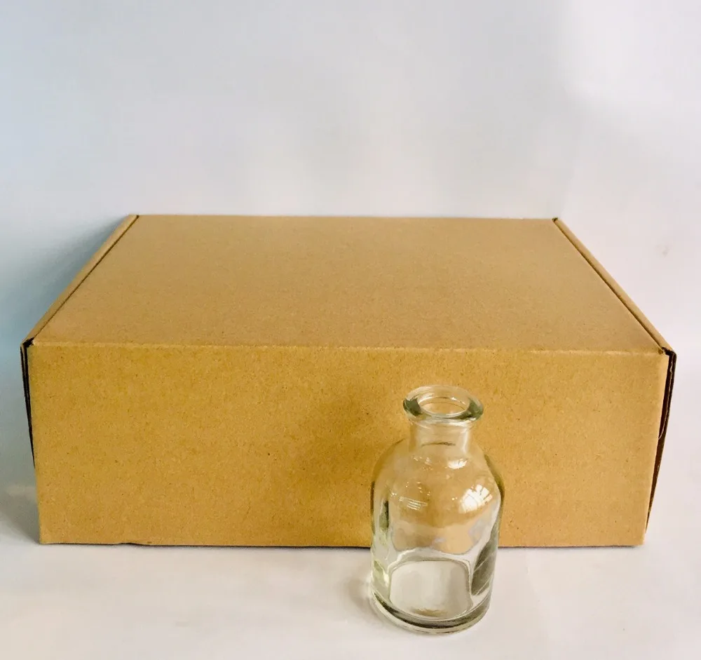 Новинка! 3 дюймовая стеклянная бутылка Цветочная ваза Крафтовая бутылка, упаковка 12, USD19.80/лот
