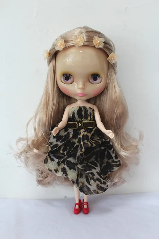 Blygirl K золотые локоны кукла Blyth прозрачная кожа телесное тело семь обычных кукол DIY