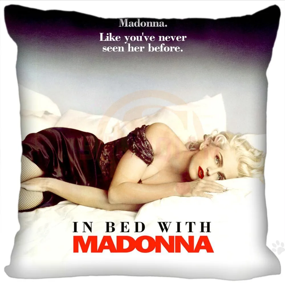 Свежеприбывшие розетки из современного Подушка наволочки с Мадонной на молнии (с