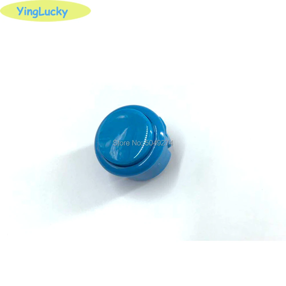2PCS BLUE 2 шт Встроенный маленький микро переключатель для DIY аркадного контроллера Jamma Mame 24 мм заводская цена аркадная кнопка круглая кнопка - Цвет: 2PCS BLUE