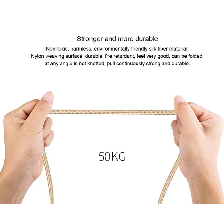 NOHON Micro USB to Lighting 2 in 1 Nylon Charge Cable For iPhone 7 8 Plus X For iPad Mini Fast Charger Cables For Samsung Xiaomi