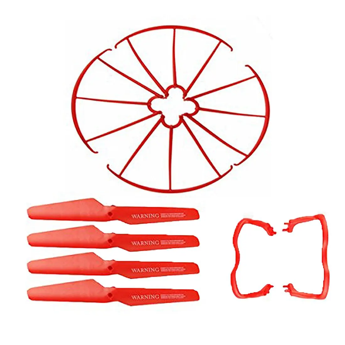 Syma X5 X5C X5C-1 RC Quadcopter Blade Propellers &amp Propeller Protectors Blades Frame Landing Skid Included Mounting Screws | Игрушки и