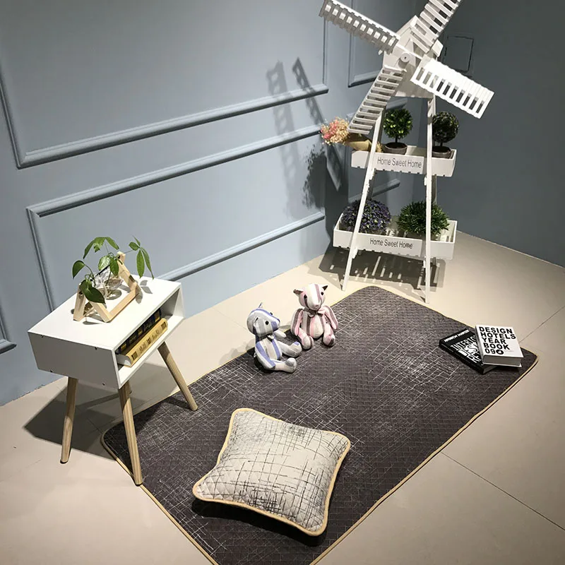 Хлопковый ковер для двери с принтом в скандинавском стиле кухонные коврики