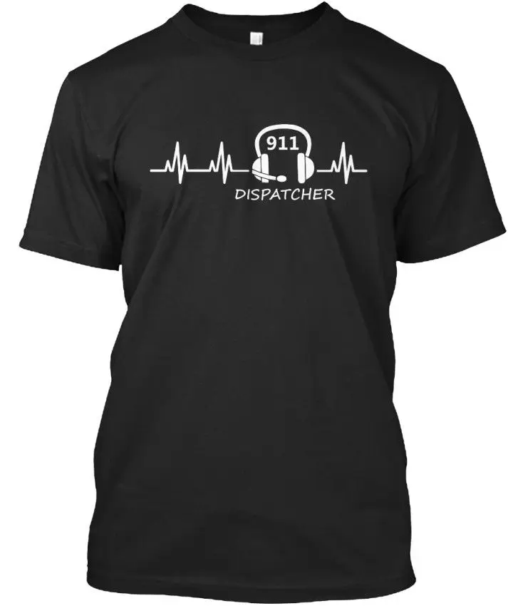 

Summer 2019 100% Cotton Printed Pure Cotton Men'S 911 Dispatcher Heartbeat - Stylisches T-Shirtcheap T Shirts Online