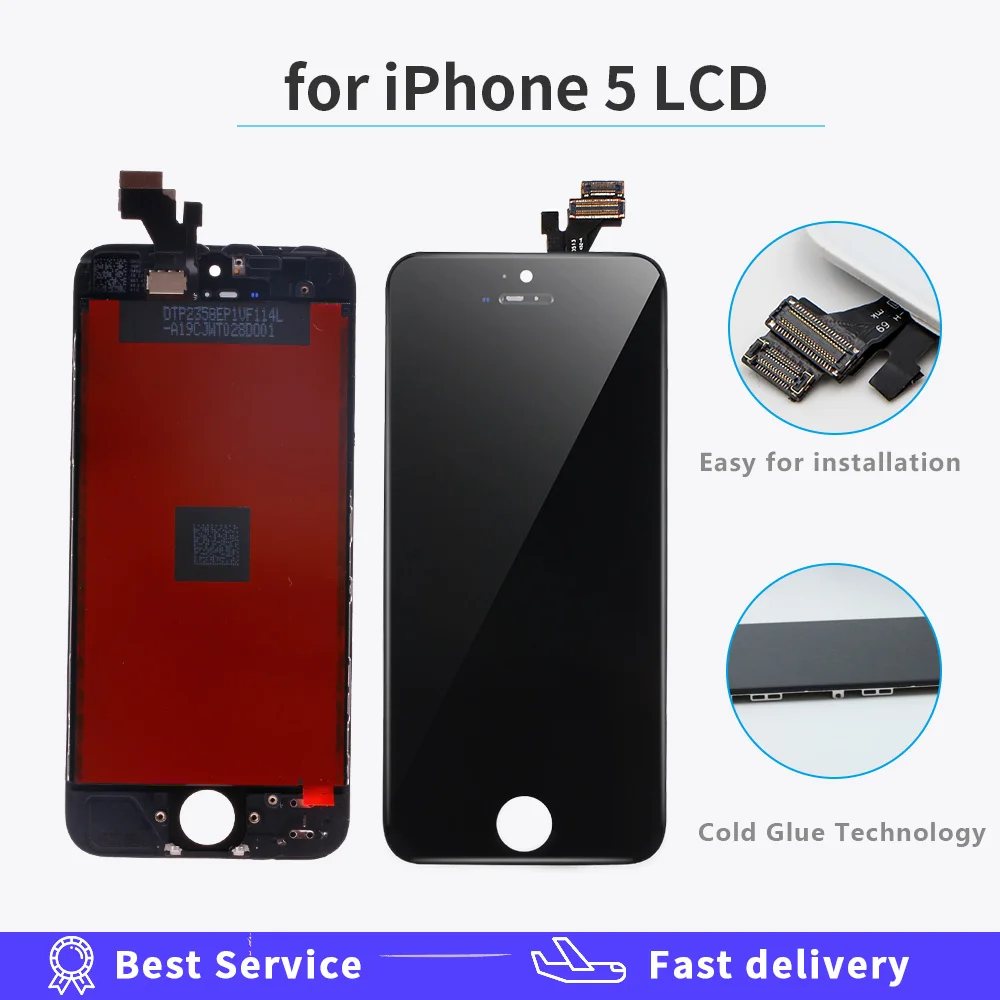 Качество AAA ЖК-дисплей для iphone 5G сенсорный экран 5 A1428 A1429 A1442 ЖК-замена OEM