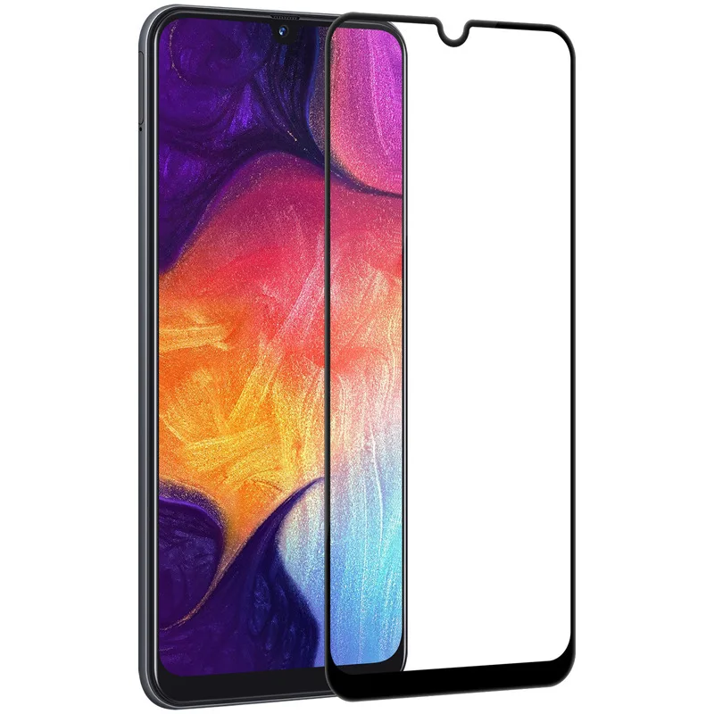 

wholesale 50Pcs Full Cover Tempered Glass For Samsung Galaxy M10 M20 M30 A10 A20 A30 A40 A50 Full Glue Screen Film Glass