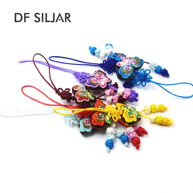 5 шт./партия Подвески с китайскими узлами подвески для мобильного телефона ремни