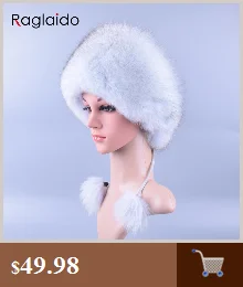 Raglaido шапки ушанки из меха уха-клапаном мужская куртка-бомбер шапки зимние русский Панама Авиатор Hat LQ11200-R