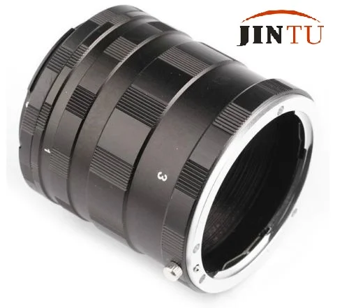 JINTU металлическое Удлинительное Кольцо-адаптер для макросъемки Nikon F mount D60 D3200 D3X D4 D90 D5100 D7000 D800 DSLR камера с бесплатным отслеживанием