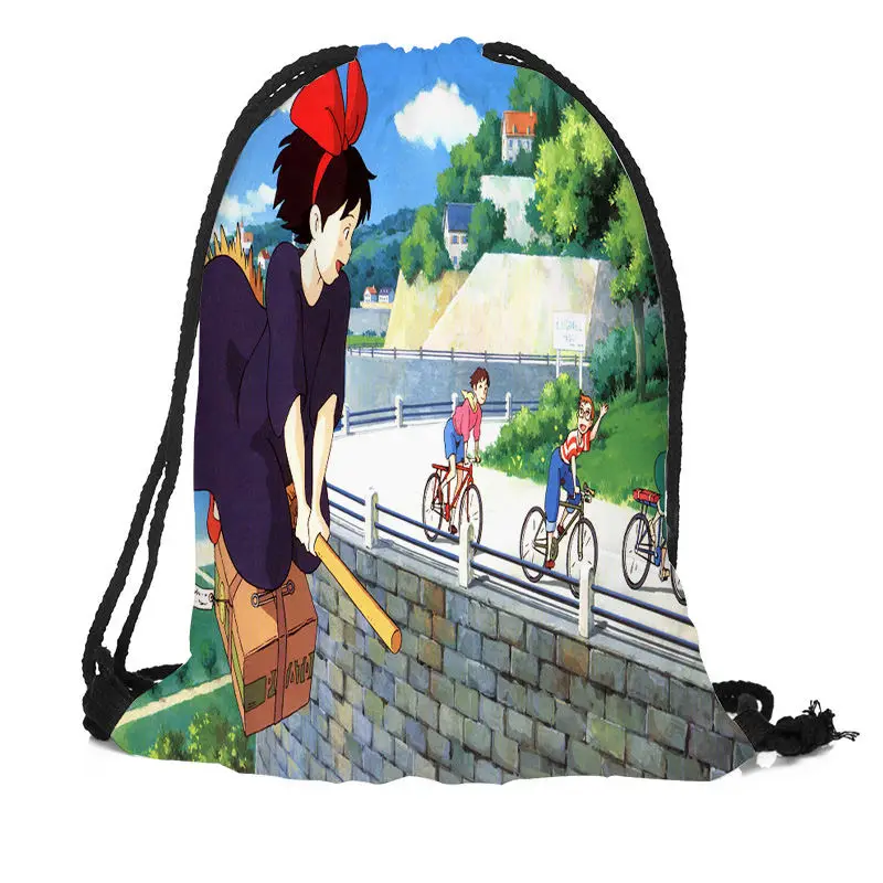 Рюкзаки Kiki с сумочкой на шнурке для мужчин и женщин дорожные сумки мягкой спинкой