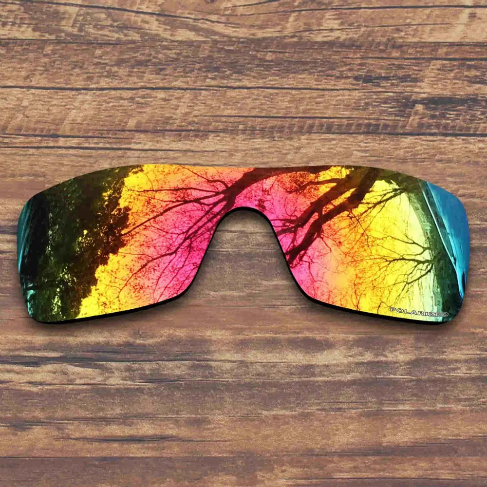 Fire Red Mirrored ToughAsNails устойчивы к коррозии морской воды поляризованные Сменные линзы для солнцезащитных очков Оукли Batwolf-несколько вариантов - Цвет линз: Fire Red Mirrored