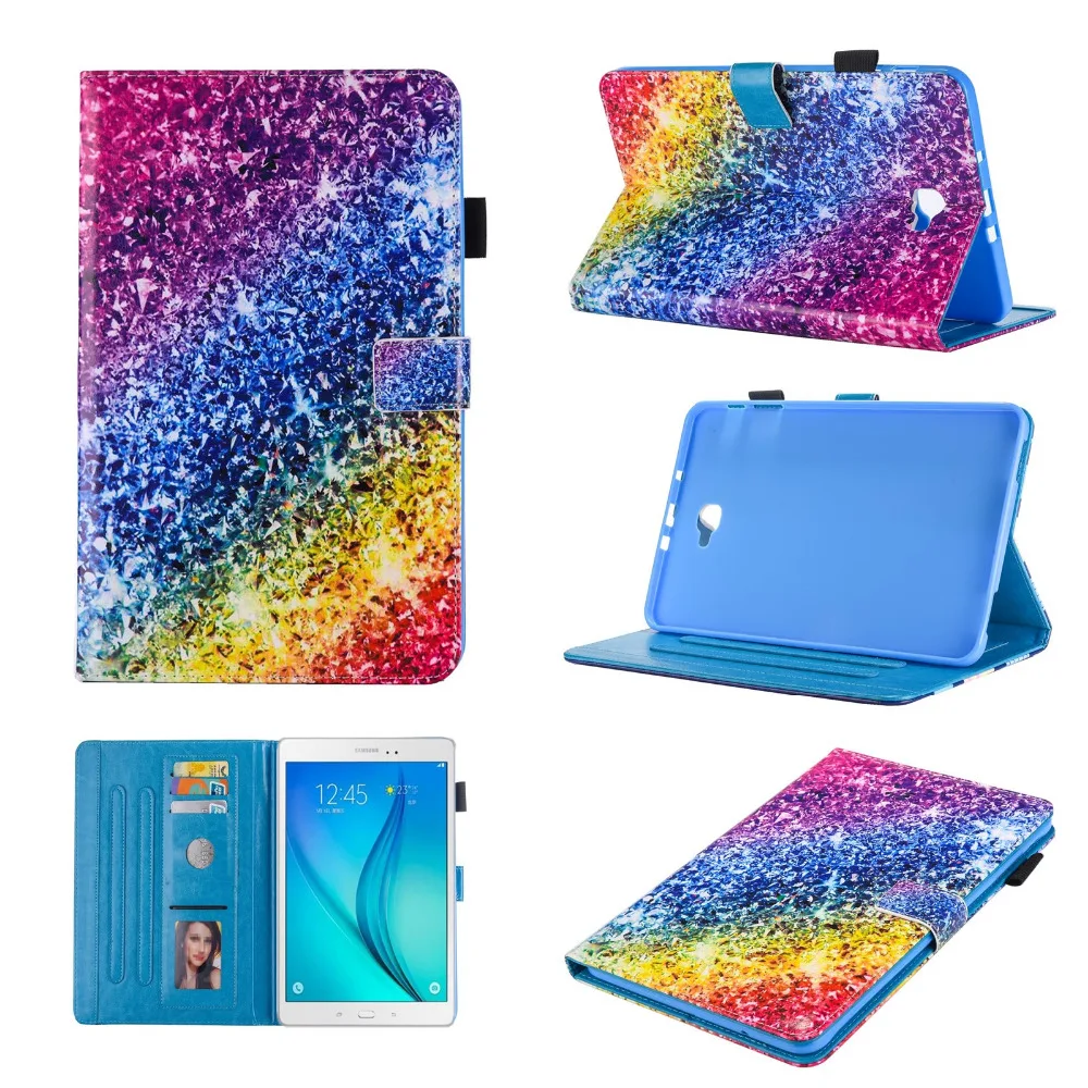 Чехол для Samsung Galaxy Tab A 10 1 T580 T585 SM T580N T585C + пленка ручка|Чехлы планшетов и