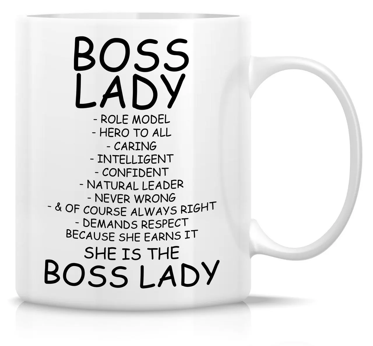 Модель для заботы Boss Lady керамические кофейные кружки 11 унций забавные