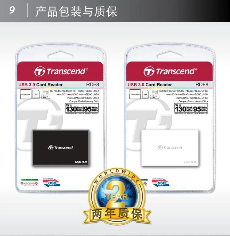 Высокоскоростной адаптер Transcend All in 1 USB 3,0 MS TF/SD для чтения карт памяти SDHC/SDXC/microSDHC/microSDXC/UHS-I
