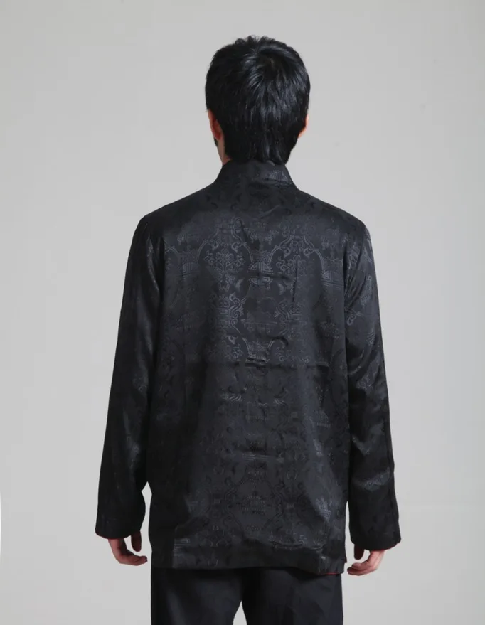 Костюм с длинными рукавами в стиле Танг Китайская классическая Двусторонняя