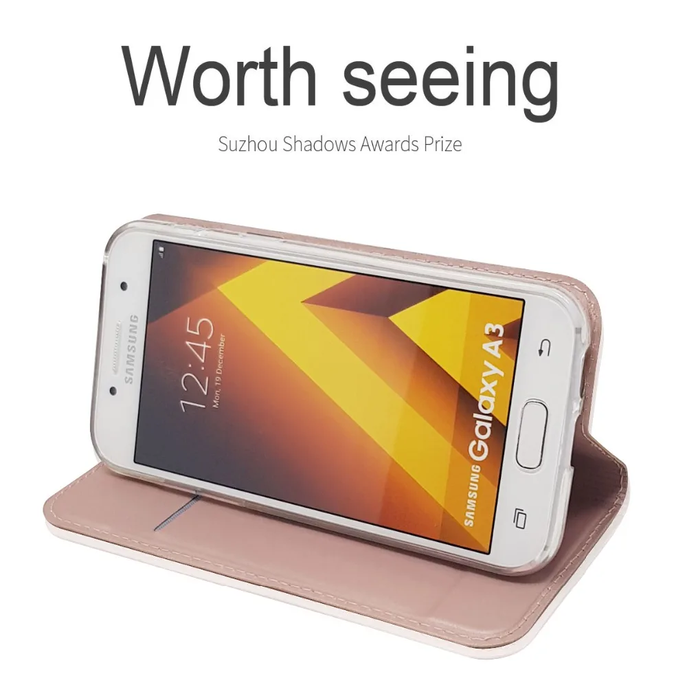 Чехол для samsung s3 2017 Ультратонкий Магнитный чехол Кошелек из искусственной кожи
