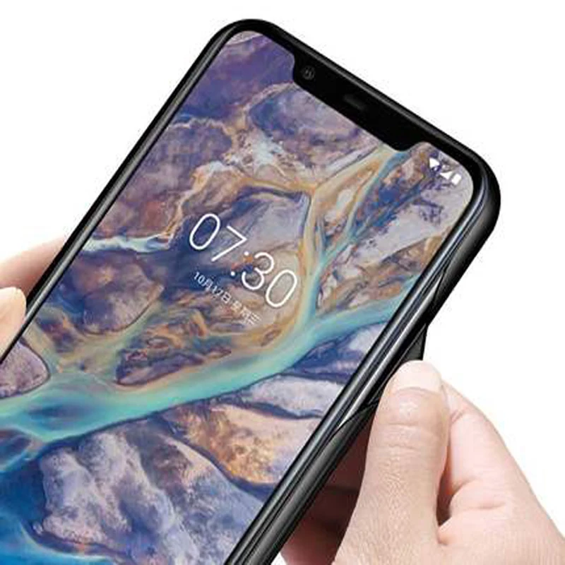Чехол для Nokia 8 1 роскошный чехол из закаленного стекла с мягкими краями 6 18 дюйма