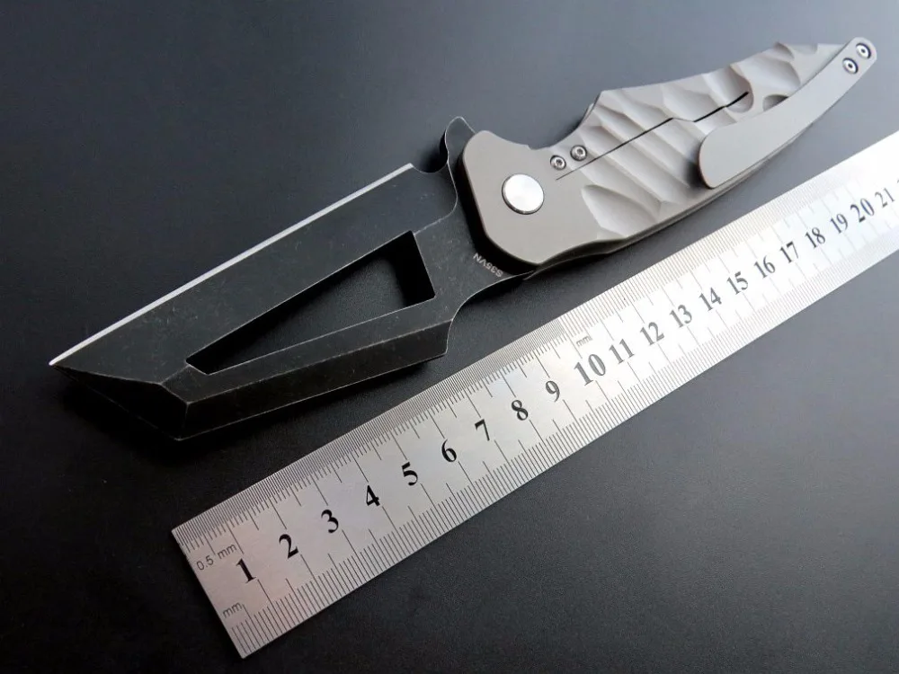 Eafengrow EF218 folding knife TC4 titanium alloy hunting S35VN Steel Pocket Outdoor camping EDC Tool | Инструменты