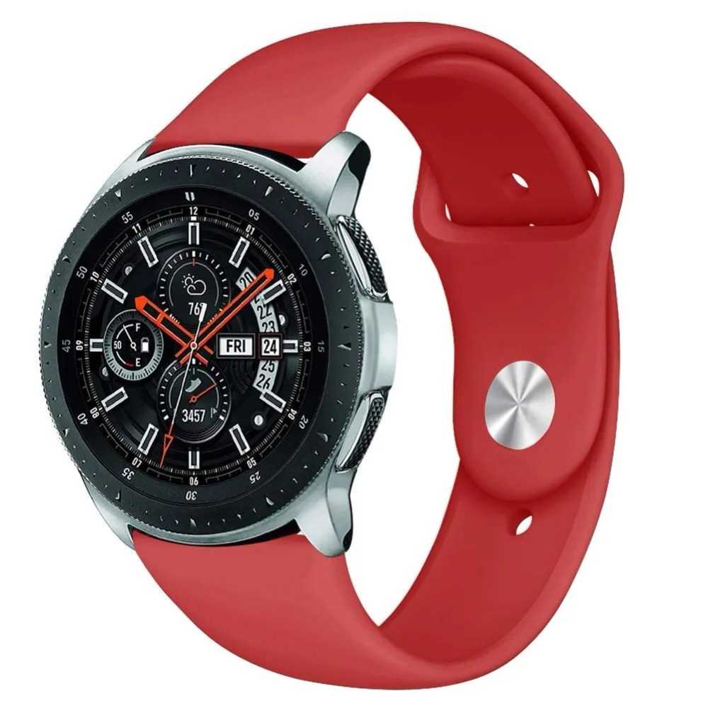 Ремешок для часов силиконовый Samsung Galaxy Watch 22 мм 46 | Электроника