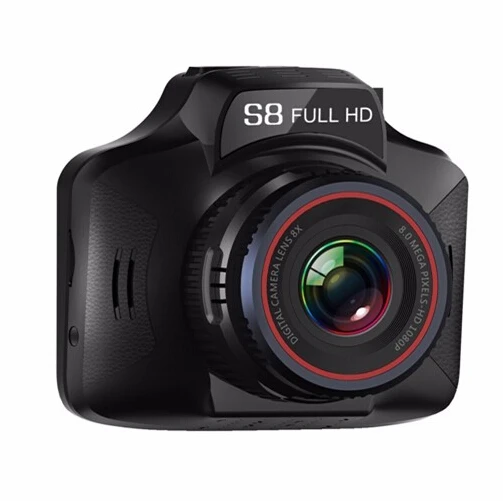 Радар-детектор 3 в 1 S8-B видеорегистратор DVR камера 3," HD 1280X720P gps трекер регистратор DVR видео регистратор Объектив 150 градусов