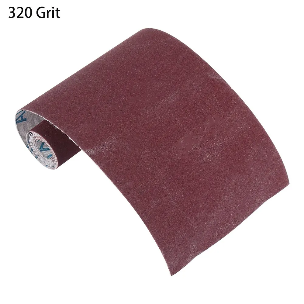 320 Grit 1 рулон 1 м " широкий наждачный рулон ткани наждачная бумага 80-800 зернистость шлифовальные инструменты влажная Сухая наждачная бумага ручной инструмент для дерева - Цвет: 320 Grit