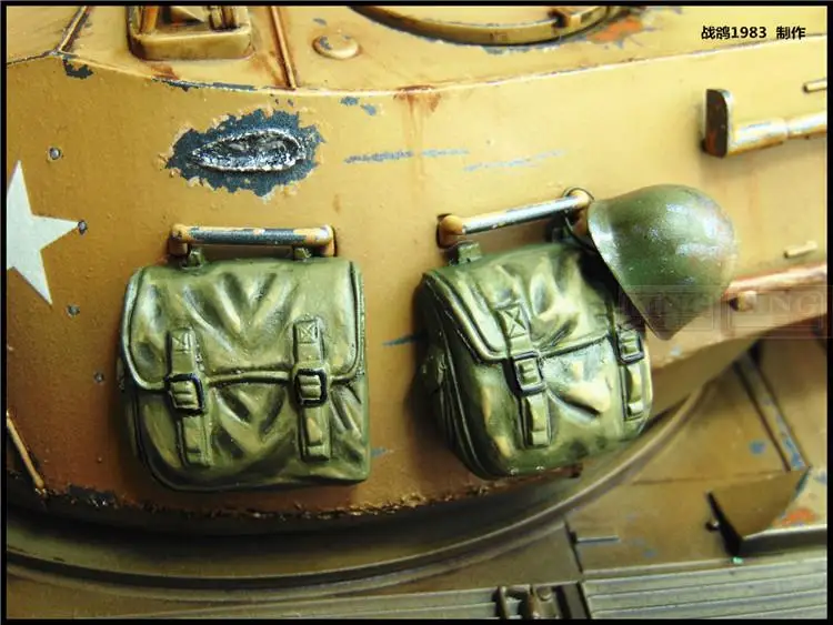 KNL HOBBY 1/16 RC бульдог M41A3 Танк модель дистанционного управления OEM покрытие краски сделать старый