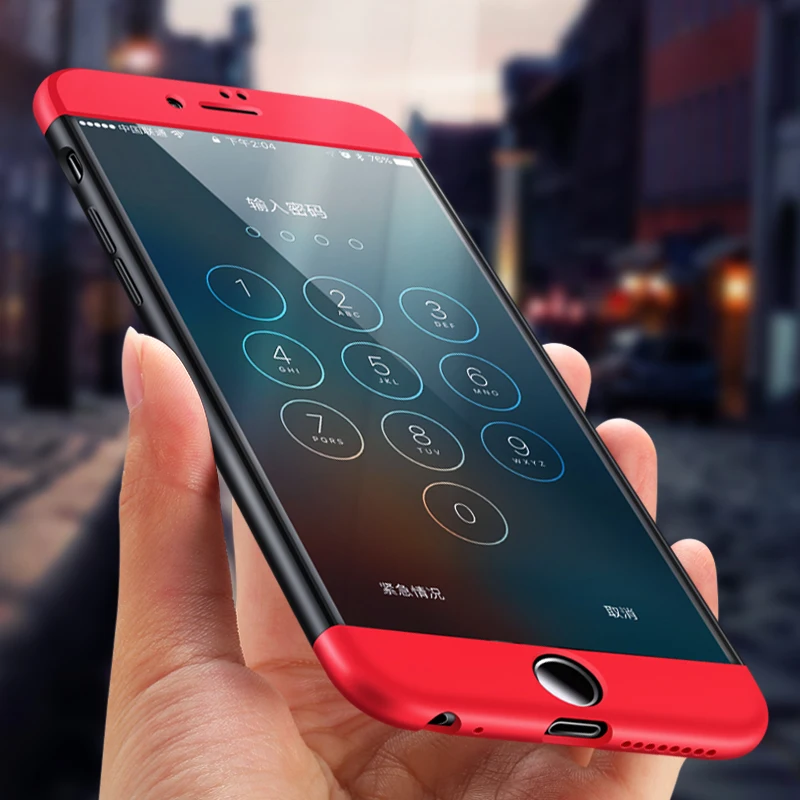 Роскошный Ультратонкий чехол ECTOBE для iphone 6, 6 S, 7, 7 plus, полное покрытие, Жесткий ПК для iphone 5, 5s, SE, чехол для телефона, двойной Dip, защитный чехол s