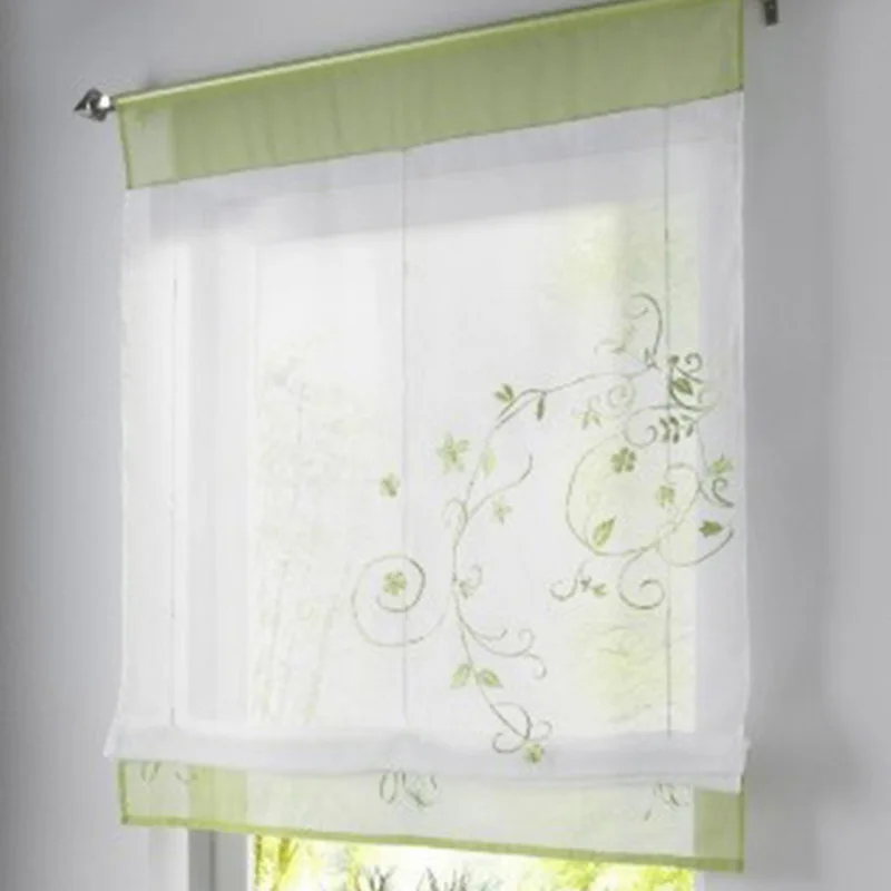F 140x100cm Hoomall 100x80 см занавески декоративные римские занавески Тюль занавески s для гостиной для двери в спальню, на кухню окна домашний декор - Цвет: F 140x100cm