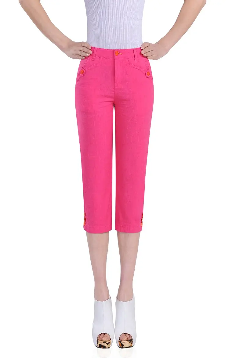 2017 новое поступление карандаши натурального цвета брюки среднего веса плоские