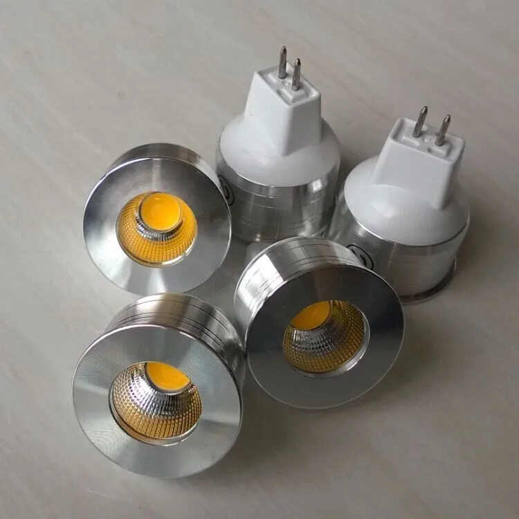 Новое поступление 10 шт. с регулируемой яркостью высокая мощность MR11 GU4 5 Вт COB